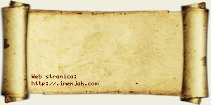 Janoš Pribanović vizit kartica